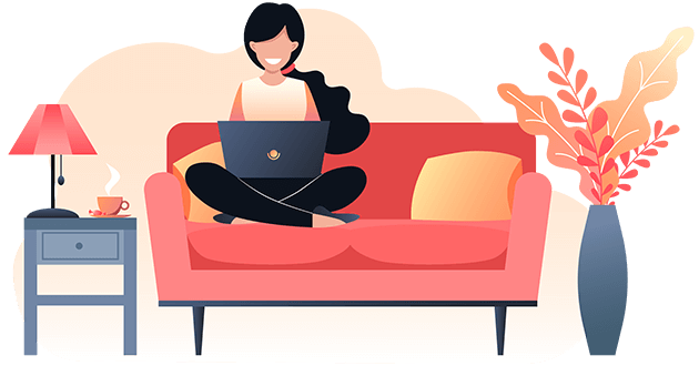 Lady on the Laptop